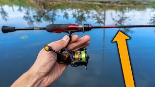 SUPER ULTRALIGHT Fishing With The DAIWA GEKKA Rod!