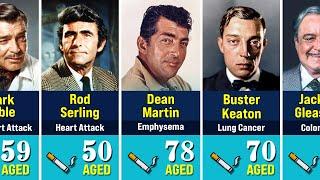 Top 40 WORST SMOKERS in Hollywood history, Here are their stories' files..