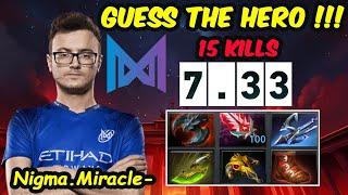 Guess The Hero !!! M-GOD Miracle MODE CARRY INSANE RIGHT CLICK BUILD NEW PATCH 7.33b Dota 2 Gameplay