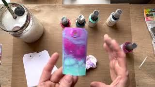 How to use Dina Wakley Acrylic Sprays from Ranger Ink