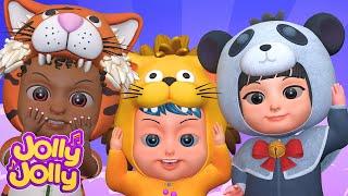 Head Shoulders Knees & Toes | Jolly Jolly Nursery Rhymes & Kids Songs