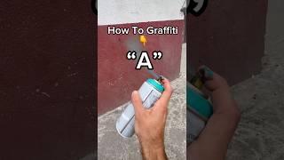 How to easy graffiti letter “A” #graffiti