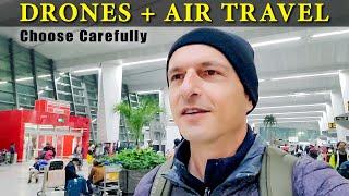 Avoid Losing your Drone at New Delhi Airport (READ CAREFULLY)  India to Thailand Travel Vlog