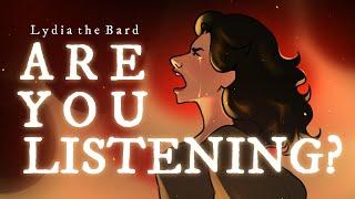 Lydia the Bard - Are You Listening? (Official Animatic Lyric Video)