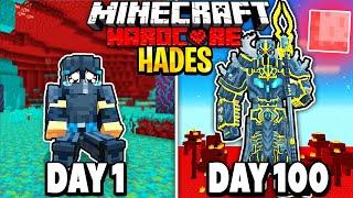 I Survived 100 Days as HADES in Minecraft.. Here's What Happened..