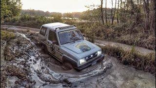 Battık - Çıktık - Kırdık. Off Road Adventure in mud. (Daihatsu Feroza Extreme Action)