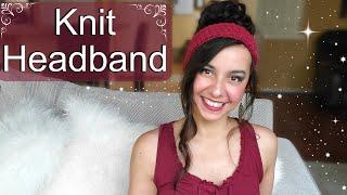 Knit Headband DIY- FREE pattern !