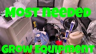 MUST HAVE Grow Equipment for indoors - essential grow equipment