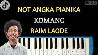 Raim Laode - Komang ( Sebab Kau Terlalu Indah Dari Sekedar Kata ) | Not Pianika