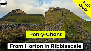 Pen-y-ghent walk from Horton in Ribblesdale (via Hull Pot) - Full Walk