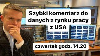 ️Szybki Komentarz Do Danych z Rynku Pracy z USA️