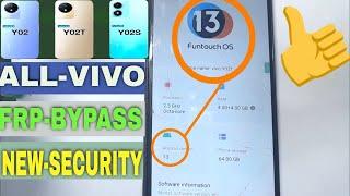 Vivo Y02 Y02A Y02T Y02S Y01 Y15S Frp Bypass New Security Android 13 12 14| All Vivo Frp New Solution