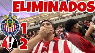 NOS ROBARON Y ESTAMOS ELIMINADOS | CHIVAS VS atlas | 2-1 | play in | REACCION DESDE EL ESTADIO AKRON