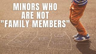 Minors Who Are Not "Family Members" | LIHTC Communities