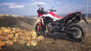 Honda Africa Twin Road test by 2WheelsTV