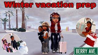 CHRISTMAS VACTION PREP! *WRAPPING GIFTS, HAIR, SHOPPING!*|Berry Ave Family Roleplay #roblox