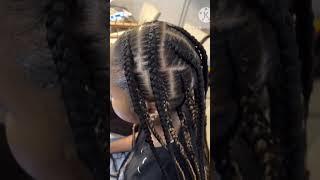 How To Do Stitch Feed In Braids #braids #feedinbraids #stichbraids #Urshaircare