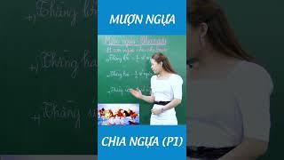 BÀI TOÁN MƯỢN NGỰA, CHIA NGỰA| Toán Cô Hiền #Shorts