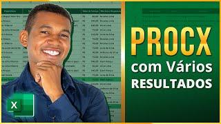 PROCX com Vários Resultados no Excel (Aula Prática e Mais Fácil do que Imagina) - Passo a Passo