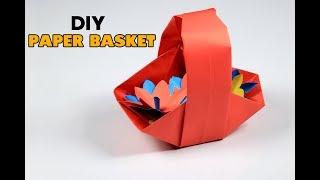 DIY Paper Basket | How to make a paper basket | Easy Paper Crafts