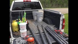 Greg's toolkit for repairing, restoring and maintaining a cemetery, headstones and gravestones