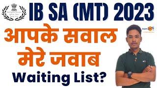 IB SA (MT) MTS 2023 II Your Questions My Answers II By Vikram Sir