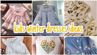 Baby girls Embroidery work Dresses Ideas//Handmade Embroidery design//hand embroidery frock designs/