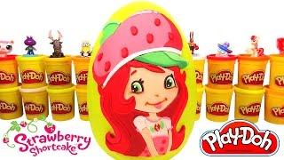 Çilek Kız Sürpriz Yumurta Oyun Hamuru - Strawberry Shortcake Shopkins Hello Kitty MLP LPS