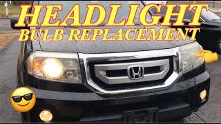 HONDA PILOT HEADLIGHT BULB REPLACEMENT: Plus Headlight Bulb Comparison.