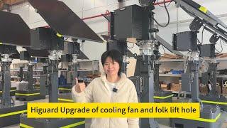 Higuard Upgrade of cooling fan and folk lift hole