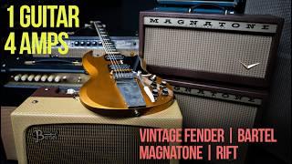 4 Different Amps & A 64 ri Gibson SG | Super Reverb, Bartel, Rift, Magnatone