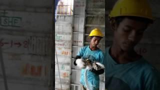 Mivan Formwork - How to place pipe sleeves in such a construction system