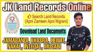 Download JK Land records online | JK land records information system 2021