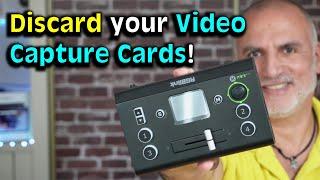 Throw away your capture cards / RGBLink Mini pro video switcher does it all