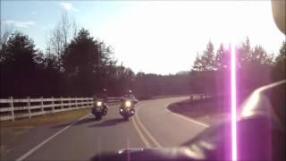 Victory Police Motorcycles along side