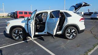 2024 VW Atlas Cross Sport 2.0T SE w/Technology 4Motion with Dark Beige Leatherette interior