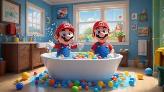 Baby Mario Hates Bathing  Super Mario Odyssey StoryBaby Mario's Bath Time Adventure