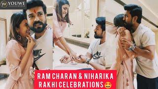 Ram Charan & Niharika Konidela Rakhi Celebrations | Ram Charan | Niharika Konidela | YouWe Media