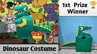 DIY DinosaurCostume /CutOut | Fancy Dress Cardboard Costume for Competition l Fancy Dress Costume