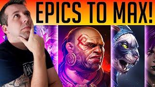 TOP EPICS PER FACTION! Level these Epics! | Raid: Shadow Legends