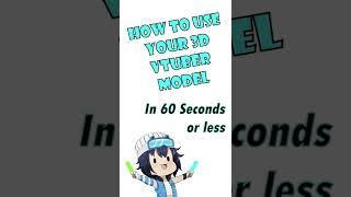 60 Seconds Or Less: How to use your 3D Vtuber Model with VSeeFace