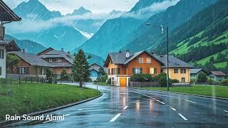 Hypnotic Rain Sounds : SWISS View, Perfect for Focus, Study, or Relaxation ️