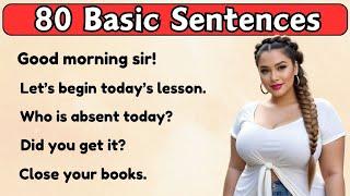 80+ Basic Classroom Sentences in English for Students - daily use English sentences