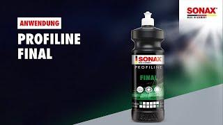 Anwendung SONAX PROFILINE Final