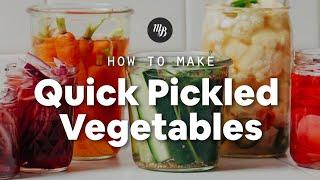 How to Make Quick Pickled Vegetables: Guide & Recipes | Minimalist Baker Recipes