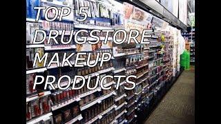 First Video! + TOP 5 DRUGSTORE MAKEUP PRODUCTS