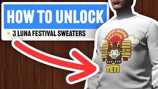 How To Get Three Luna Festival Sweaters & More In GTA Online! (Limited Time)