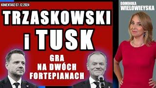 Trzaskowski i Tusk. Gra na dwóch fortepianach | Dominika Wielowieyska, 07.12.2024