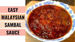 MALAYSIAN SAMBAL Sauce Spicy Food Lovers Must Have | Aunty Mary Cooks 