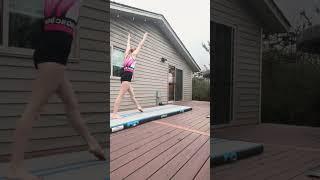 Trying the advanced gymnastics quiz! ‍️ #shorts #short #gymnast #gymnastics #quiz